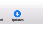 Updates button within App store