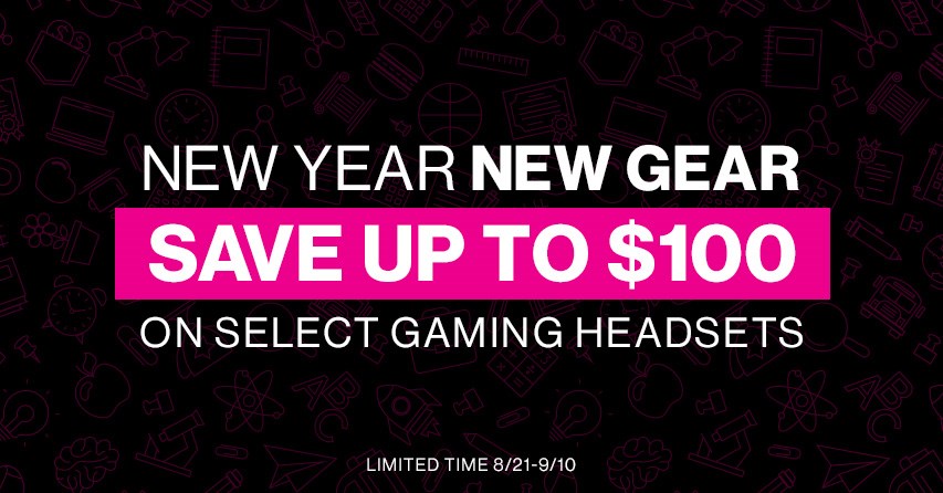 New Year, New Gear, Save up to $100 on select gaming headsets