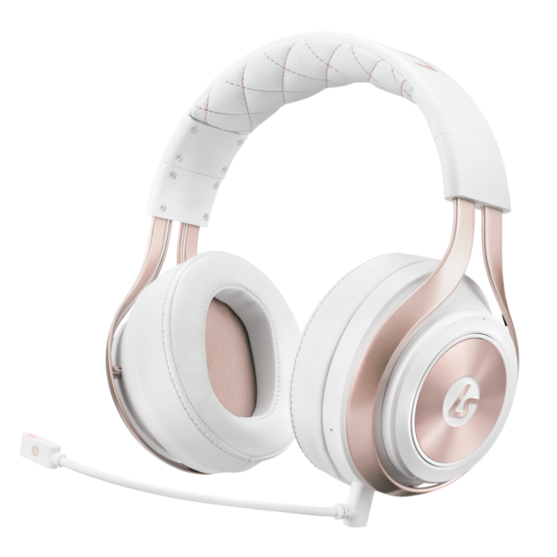 Rose shop gold headset